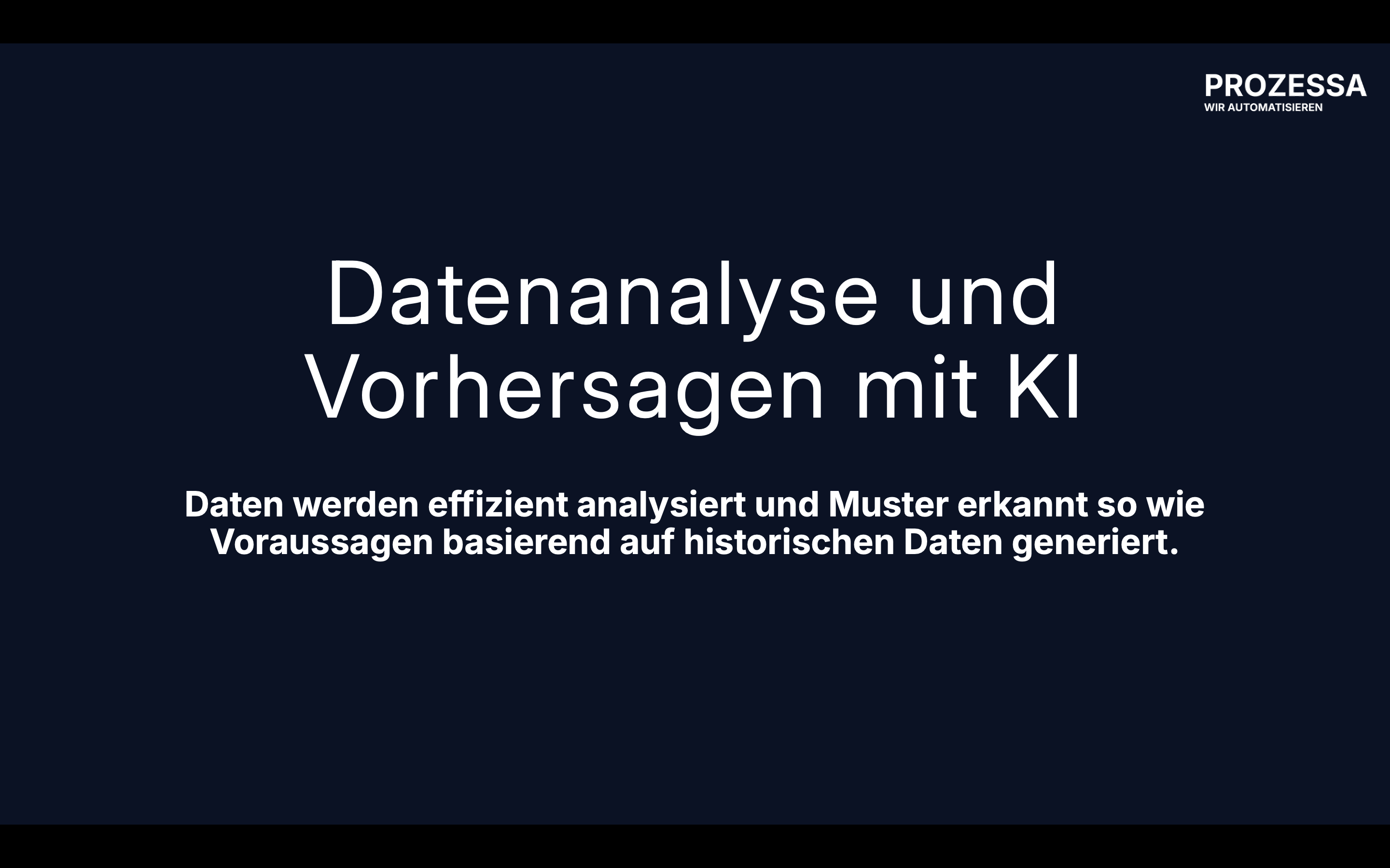 Intelligente Datenanalyse & Vorhersagemodell